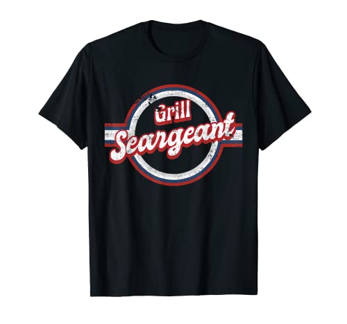 4th of July American Patriotic Memorial Day Grill Seargeant T-Shirt