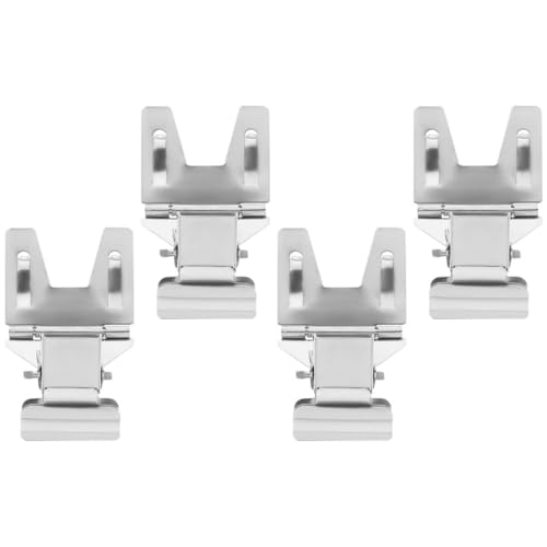 HINTRMENT Lot de 4 Porte-cartes de Prix en Métal Robustes, Présentoirs Pratiques Réutilisables pour Étiquettes et Affichage des Prix en Magasin,...