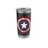 Marvel Captain America Avengers Shield comic Stainless Steel Insulated Tumbler