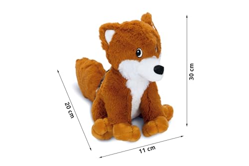 Karlie Fuchs Foxi, Hundespielzeug, Plüsch- Braun/Weiß, 20x30x11 cm