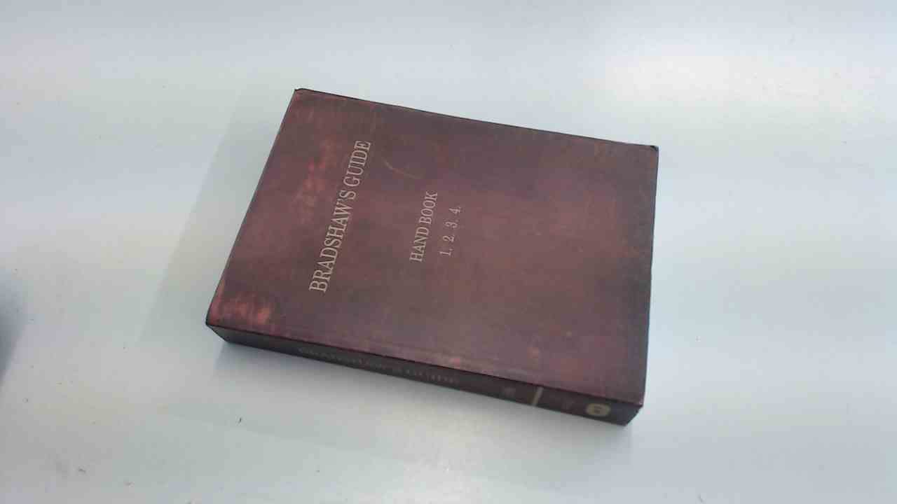Libro 'Bradshaw's Handbook' De George Bradshaw - Edición En Tapa Dura, Guía Histórica De Viajes En Tren, Estado Muy Bueno