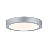 deckenlampe silber matt für den 230V-Direktanschluss Paulmann 706.55 WallCeiling Lunar LED-Panel 300mm 17W 230V Chrom matt Alu 70655 Deckenaufbauleuchte Deckenleuchte Deckenlampe
