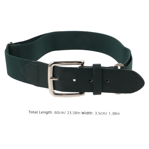 Baseball Belt Elastic Unisex Adjustable Waist Belt Pu Leather for Sports2