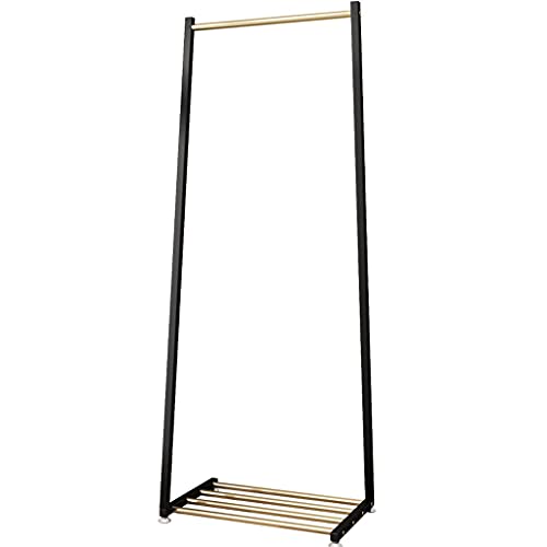 Percheros con base de tubo redondo de metal, estante de almacenamiento, barra para colgar ropa, percheros resistentes para ropa (tamaño: 140 cm)