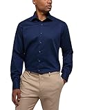 eterna Herren Struktur-Hemd Dobbydesign MODERN FIT 59 Navy 44_H_59