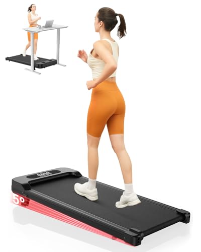 HomeFitnessCode Tapis de Course 3 en 1 Pliable avec Pente 7% Tapis de Marche et Walking Pad Électrique 8 km/h, Moteur 2.5 HP, Surface Large 40cm,Télécommande,Écran LCD,Capacité 130 kg (Sombre)