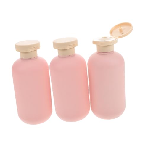Alipis 3 Piezas Botella De Loción Bomba Limpiador Rociar Líquido Pequeñas Botellas De Champú Botellas Vacias para Liquido Botellas De Viaje Recargables Rosa Educación Física