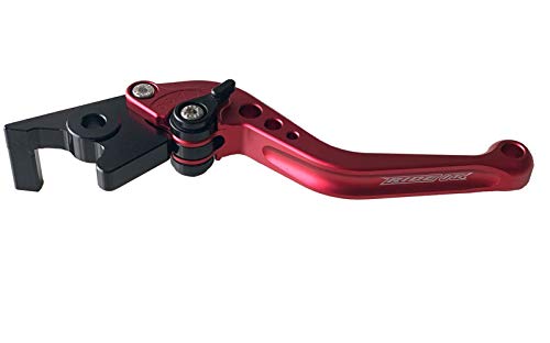 Short Brake Clutch Levers For Ninja 250R 08-12, Ninja300R Abs 13-18,Ninja 400 Z400 18-22,Z300 15-18,Z250/Sl 16-17,Z125 Pro 17-2022,Klx125 10-16,Klx250 08-16,Klx300 (Not For Klx300R) 2020-2022-Red #TOP2