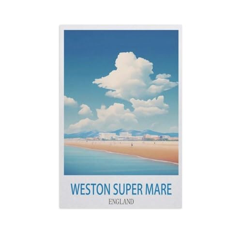 Broderie diamant 5D Weston-super-Mare kits peinture point de croix 50x60 cm
