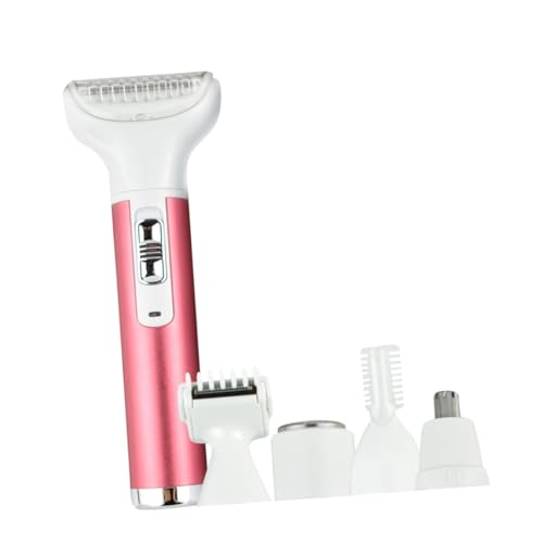 FRCOLOR Shaver Set 5-in-1 Trimmer Facial Hair Remover Eyebrow Trimmer Travel-Safe Rechargeable