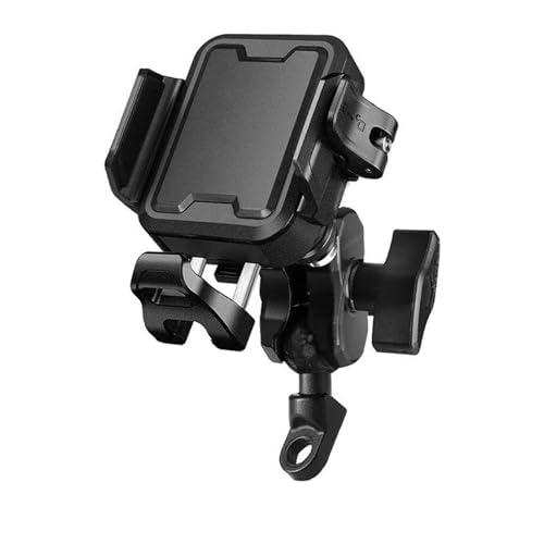 Support téléphone antichoc moto réglable avec système antivol et port Type-C