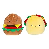 Squishmallow Perfect Pairs - Set of 2 Squishmallows - Collect Them All (Carl Cheeseburger & Tex Taco...