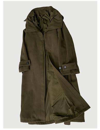 Men's Spring Winter Oversized Long Wool Blend Coat Thicken Soft Warm Elegant Daily Black Overcoat3