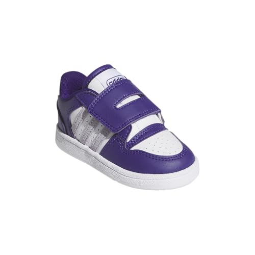 Baskets basketball adidas Break Start bébé légères en cuir synthétique souple