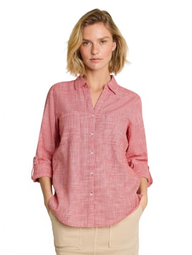 TOM TAILOR Damen Bluse mit Brusttaschen – Ansicht 1