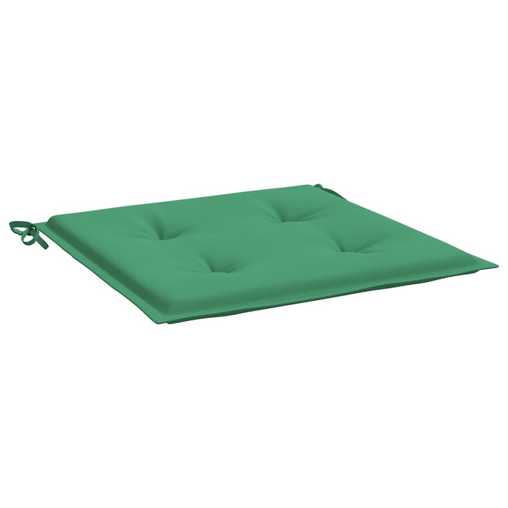 Set di 2 cuscini per sedia da giardino, 50 x 50 x 4 cm, in tessuto Oxford, resistenti alle intemperie, comodi cuscini per mobili da giardino, balcone, terrazza, sala da pranzo, soggiorno