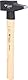 BRILLIANT TOOLS BT077080 Schlosserhammer mit Hickory-Stiel, 800 g, französische Form [Powered by KS TOOLS]
