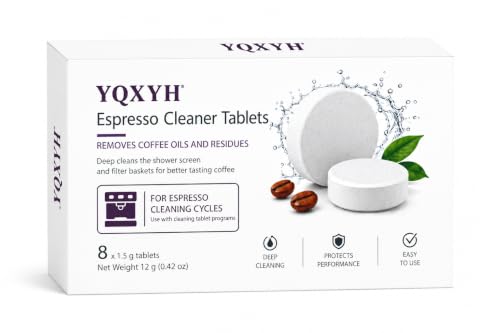 YQXYH Espresso Cleaning Tablet, 8 Tablets