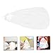 HONMEET Fashionable Doll Veil Headband White Lace Wedding Veil for Bride Doll Short Veiling Headpiece for Dollhouse Toy