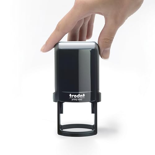 STAMPRINT VERSAL | Selo personalizado | selos empresa automático, selos de escritório de borracha direção, selo do logotipo médico professor | T. 4642 design 40 x 40 mm 5 linhas tinta incluída