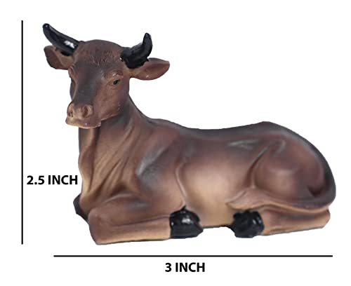 Image of KariGhar 7 pcs (6 inch )Animals Set for Christmas Nativity Scene /Crib Set Decoration & Various Other Decoration & Gifting. A0071,Multicolor