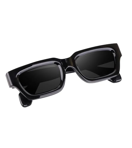Image of Peter Jones Thick Sides Broad Frame UV Protected Unisex Sunglasses (3659)