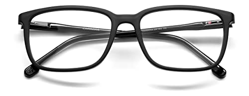 Image of Carrera Men's 254 Rectangular Prescription Eyewear Frames, Matte Black, 56mm, 18mm