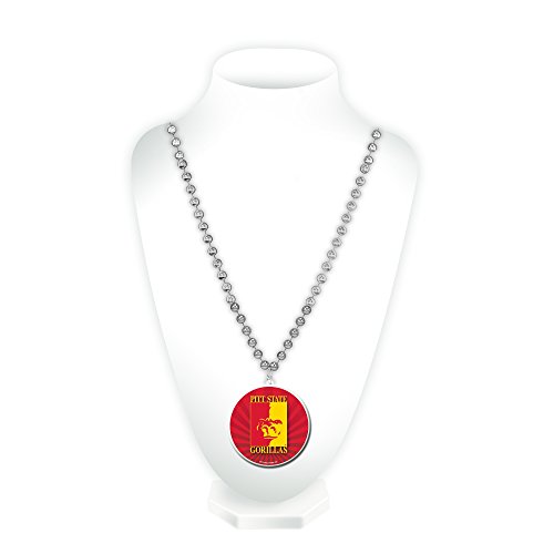 Rico Industries NCAA Pittsburg State Gorillas Team Logo Mardi Gras Style Beads