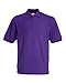Price comparison product image Fruit of the Loom Men's 65/35 Polo Shirt, Purple, Large