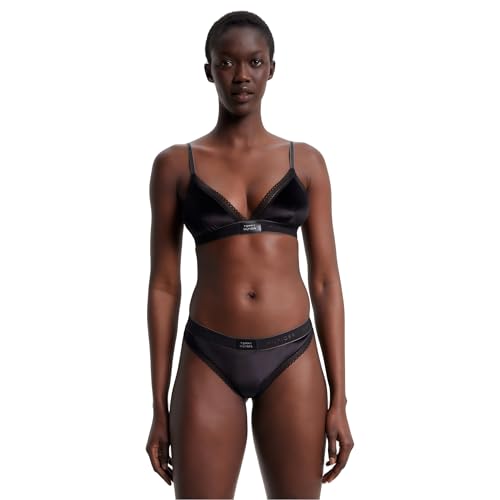 String Tommy Hilfiger velours noir S anti-marques pour femme