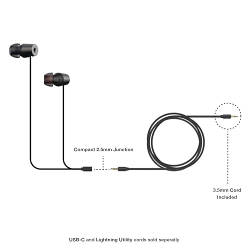 Image of Koss KEB90 Utility Earbud, Detachable Interchangeable Cord System, Noise Isolation Design, Stealth Grey