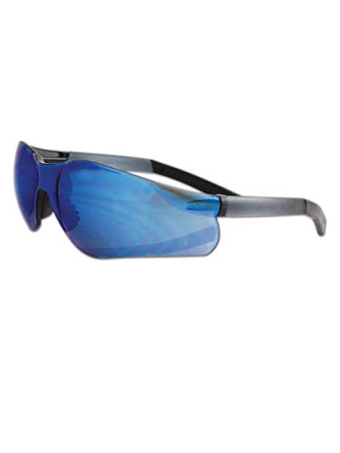 Image of MAGID Y19GFBM Gemstone Myst Flex Y19 Series Protective Eyewear, Gray Frame, Blue Mirror Lens (6 Pair)
