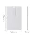 KINMIN Credit Card USB Flash Drive 16GB 10 Pack Business Card Bank Card Shape Flash Drive Memory Stick Key Credit USB Drive