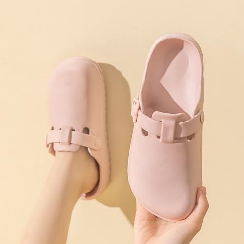 Image of Arch Support Nurse Clogs for Women and Men, Adjustable Buckle Mules Non Slip Work Shoes Chef Garden Sandals, Slip-On Cushion Slippers Slides