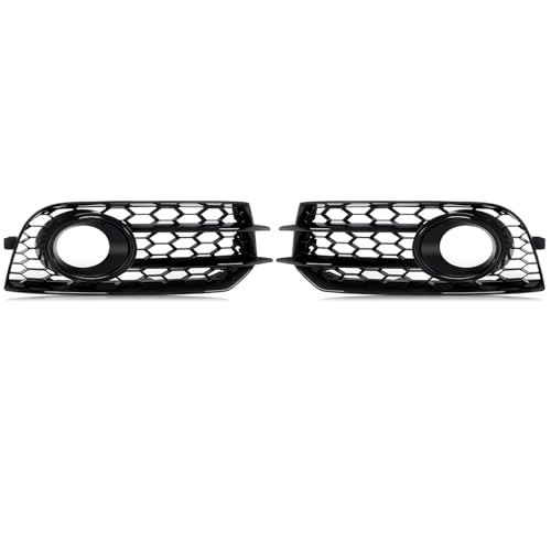 Couvercle d'évent capot pour A1 8X finition nid d'abeille noire grille de pare-chocs haut de gamme