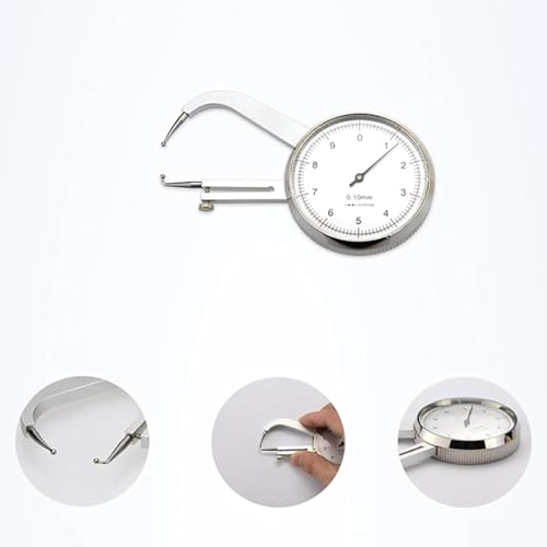Calibrador para grosor de lentes de 0-10 mm en acero inox. miniatura 6