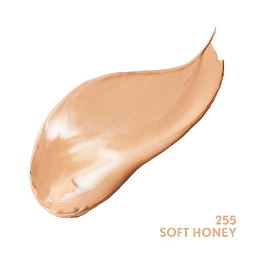 COVERGIRL Simply Ageless Instant Wrinkle Defying Foundation, SPF 28, Hyaluronic Complex & Vitamin C - 255 Soft Honey, Pack of 1 - image 2