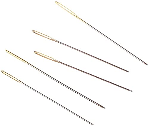 60 Pieces/Piece Embroidery Fabric Cross-Stitch Needle, Large Eye Tail Size 24 24 26