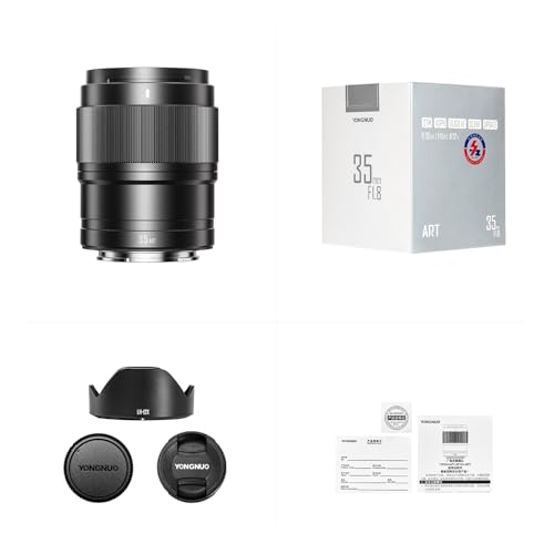 Image of YONGNUO YN35mm F1.8S DA Art Lens Autofocus E Mount Appearance Black Art Series