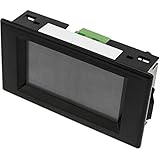 DISEÑO: Visor LCD con carcasa de color negro encastrable. Dispone de una amplia pantalla superior con fondo azul y hasta 3 dígitos de color negro. En la parte posterior, se sitúa la placa de circuitos con componentes eléctricos.