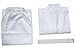 FLUORY Karate Uniform with Free Belt, White Karate Gi for Kids & Adult Size 000-6