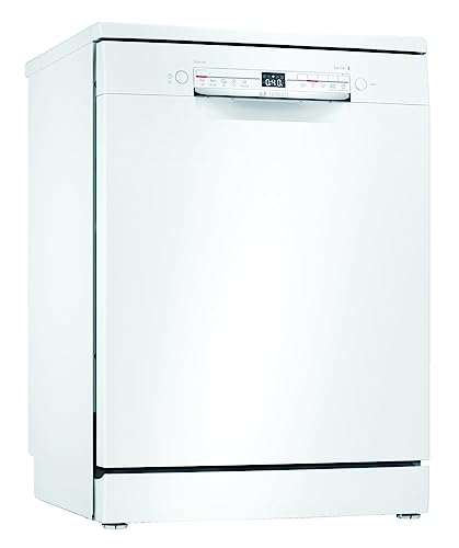 Bosch SMS2ITW33E Serie 2 Freistehender Geschirrspüler, 60 cm, Weiß, 92...