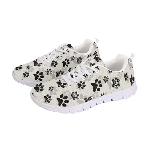 HUGS IDEA Cats Printed Women's Cute Casual Running Sneakers Tennis Shoes3