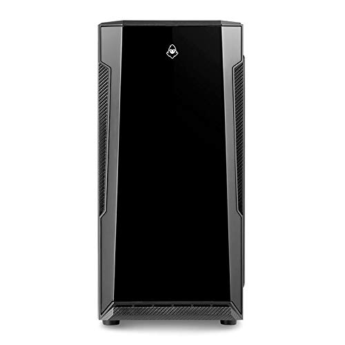 Gabinete Gamer Mancer Ares Lateral Acrilico Preto, Mcr-ar01-fl