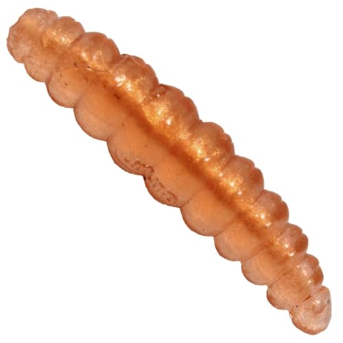 FTM Omura Baits Larvy Käse 3,5cm - 10 Gummiköder, Farbe:Kupfer