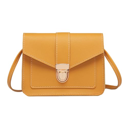 Evening Cluth Tote Bag for Women Leather Shoulder Bag with Snap Fashion Vintage Crossbody Bag Handbag Purse Party Cluth Bag 17.5 x 13.5cm