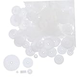 ADOCARN 1バッグ プラスチック製ギアバッグ プロジェクト用固定ギア 子供用玩具交換用ギア 立玩具アクセサリ さまざまな工作や修理に適用