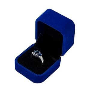 Comforso Fluwelen ringendoos, trouwringdoos, kleine juwelendoos, ringdozen, luxe fluwelen sieradengeschenkdoos, juwelen, trouwringdoos voor voorstel, verloving, huwelijksceremonie