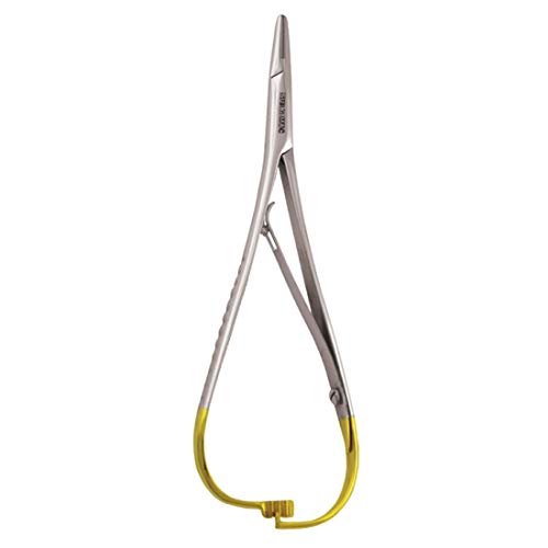 Image of SurgiMac Mathieu Pliers, 5.5 inch (14cm), Needle Holder Driver, Ligature Separator Placer, Orthodontic Pliers, Lace Back Tightener