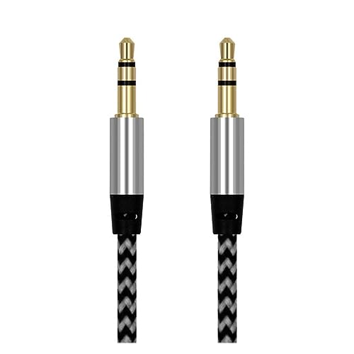 Cable Jack 3.5mm Stereo Audio 1m PriaRi Silver miniatura 1